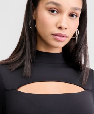 Women's Cutout Long-Sleeve Bodysuit, Macy's Exclusive 