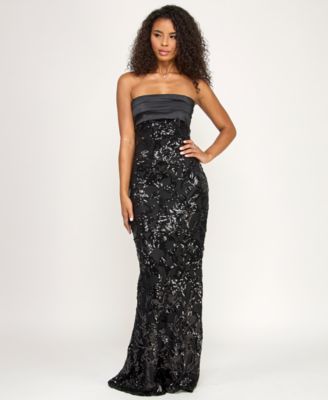 KATIA RAE - Women's Strapless Sequin Dress