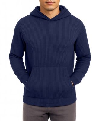 Men's Waffle Knit Thermal Pull-On Hoodie