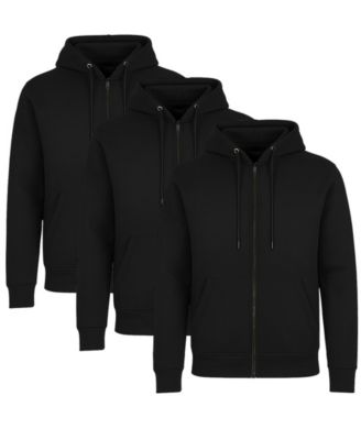 Blue Ice - Men's 3-Pack Lined Full-Zip Hoodie