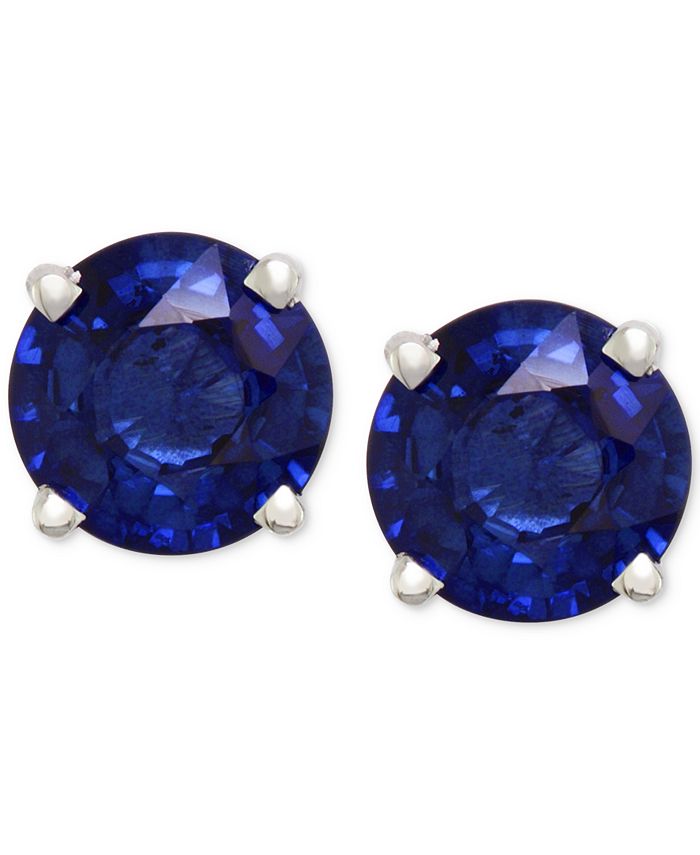 EFFY Collection Royalé Bleu by EFFY Sapphire Round Stud Earrings (2 ct