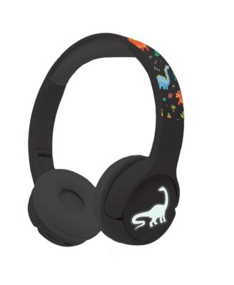 BriteBeats Kids Volume Limiting Bluetooth Headphones with LED EarCaps