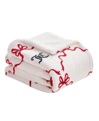 Plush Reversible Sherpa Throw, 50"x 60"