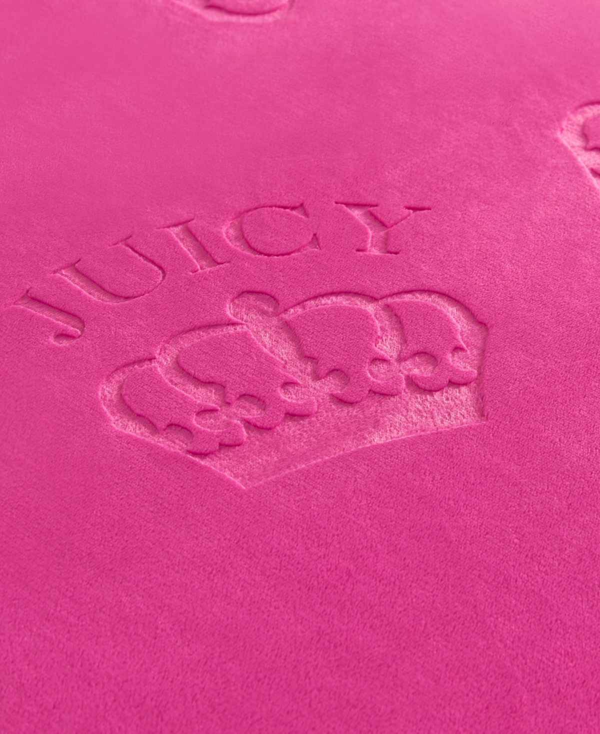 Juicy Couture Plush Reversible Embossed Crown 4-Pc. Comforter Set