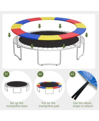 12 Ft Waterproof and Tear-Resistant Universal Trampoline Safety Pad Spring Cover
