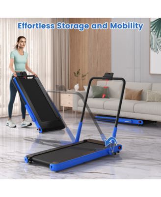 3-in-1 3HP Folding Treadmill with Smart Apps Remote Control and Speakers