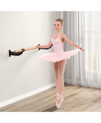 4 Feet Wall-Mounted Ballet Barre for Yoga