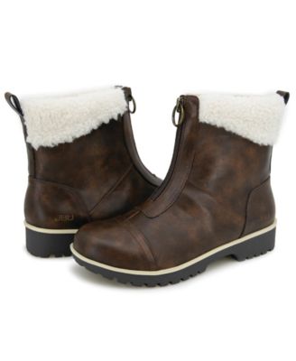Women's Brynn Water Resistant Zip-Front Cozy Booties