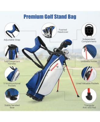 Men s Profile Complete Golf Club Package Set Includes 10 Pieces