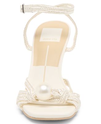 Women's Helle Imitation Pearl Strappy High Heels