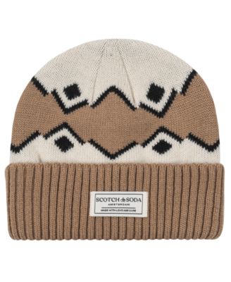 SCOTCH & SODA - Men's Fair Isle Cuff Beanie
