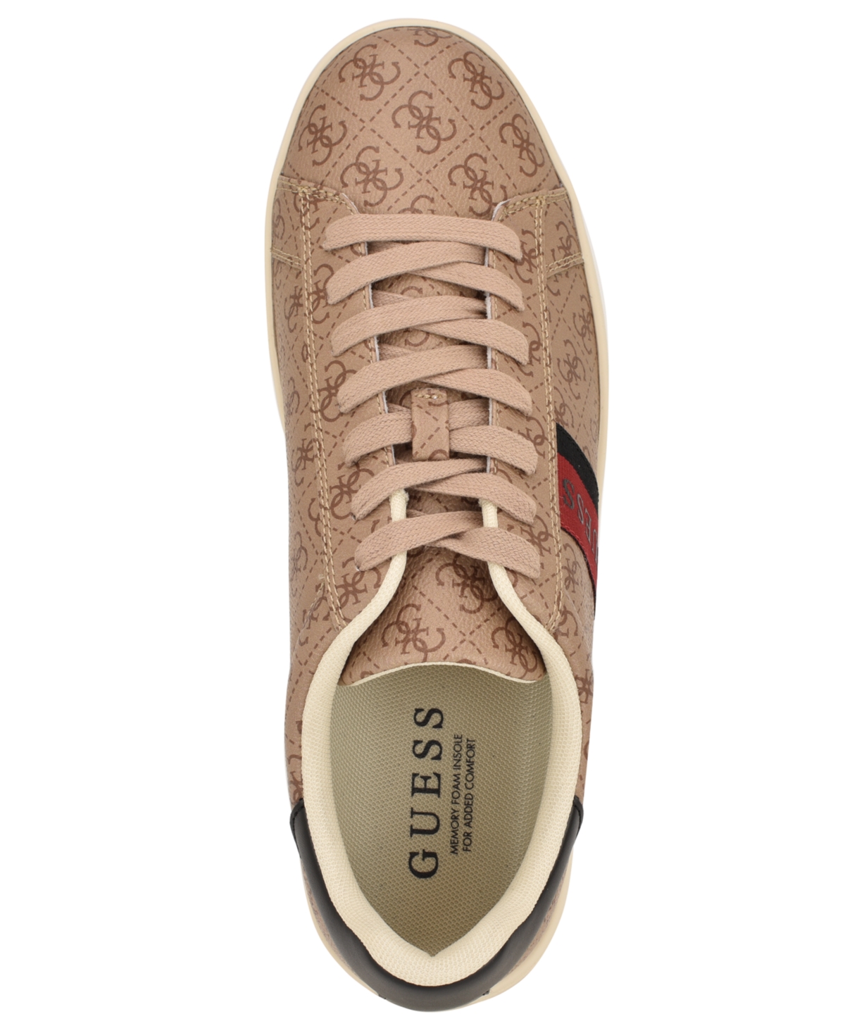 Guess Men's Lawrenzz Branded Lace-Up Casual Sneakers