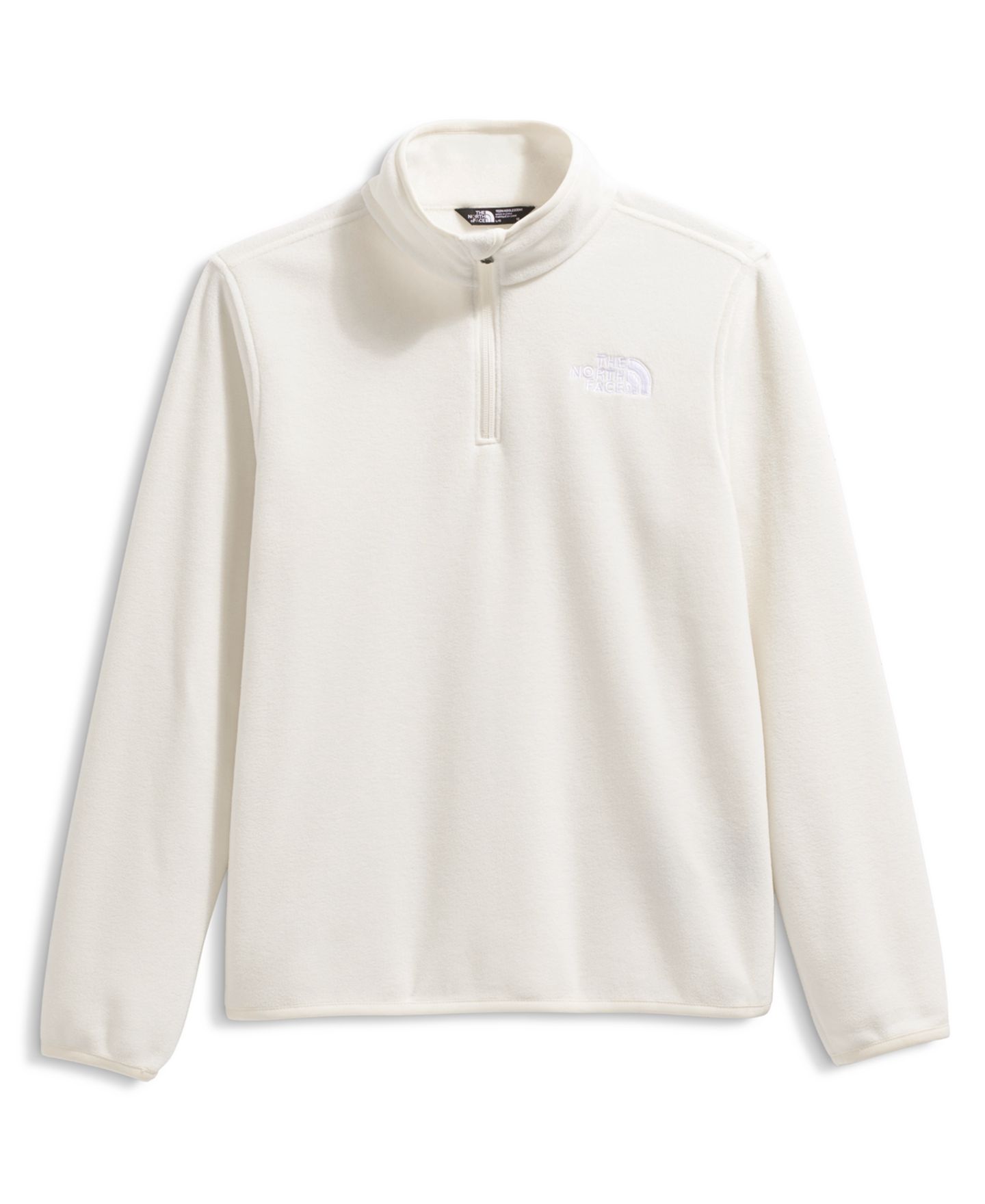 Куртка The North Face Glacier Quarter-Zip Pull-On для девочек, цвет: Белый дюнный — фото 5