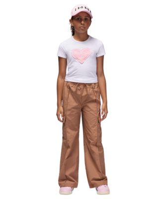 Girls' 7-16 Heart-Shaped Graphic Crewneck T-Shirt