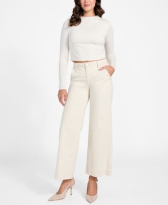 Women's Zoya Wide Leg Stretch Denim Jeans