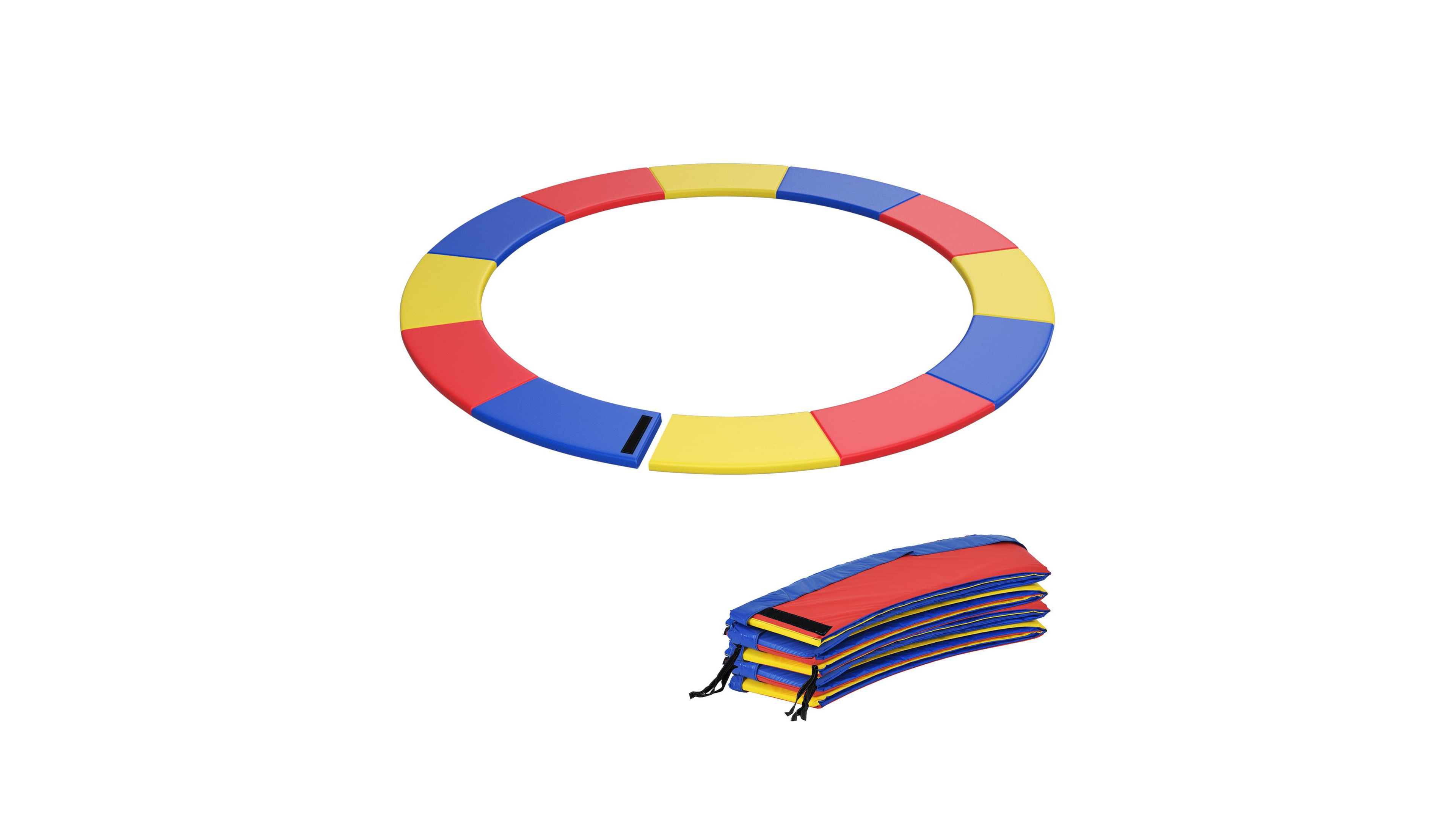 Sugift 8-16 Ft Trampoline Pad Replacement Safety Pad with Fixing Straps