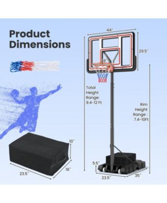 Portable Basketball Hoop Adjustable Basketball Goal System
