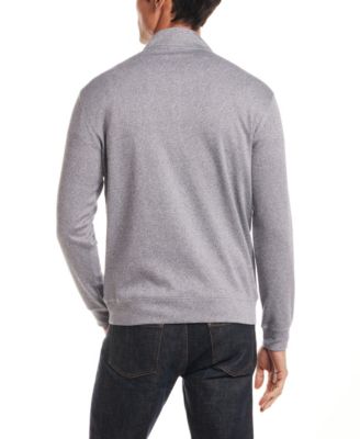 Men's Long-Sleeve Mixy Quarter Zip Sweater
