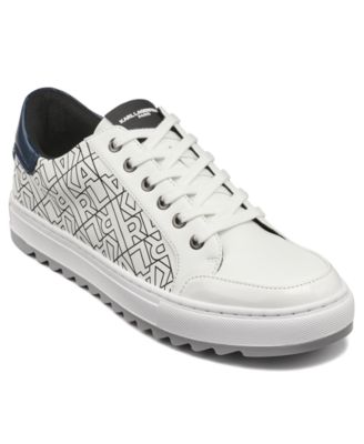 KARL LAGERFELD PARIS - Men's Leather Detailing Sneakers