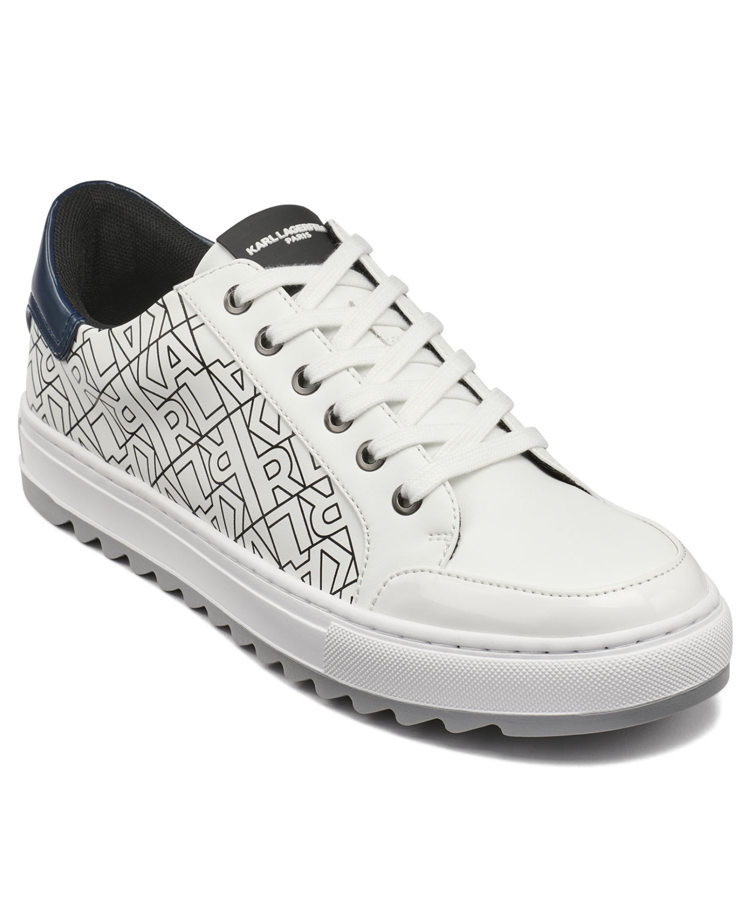 Men's Leather Detailing Sneakers