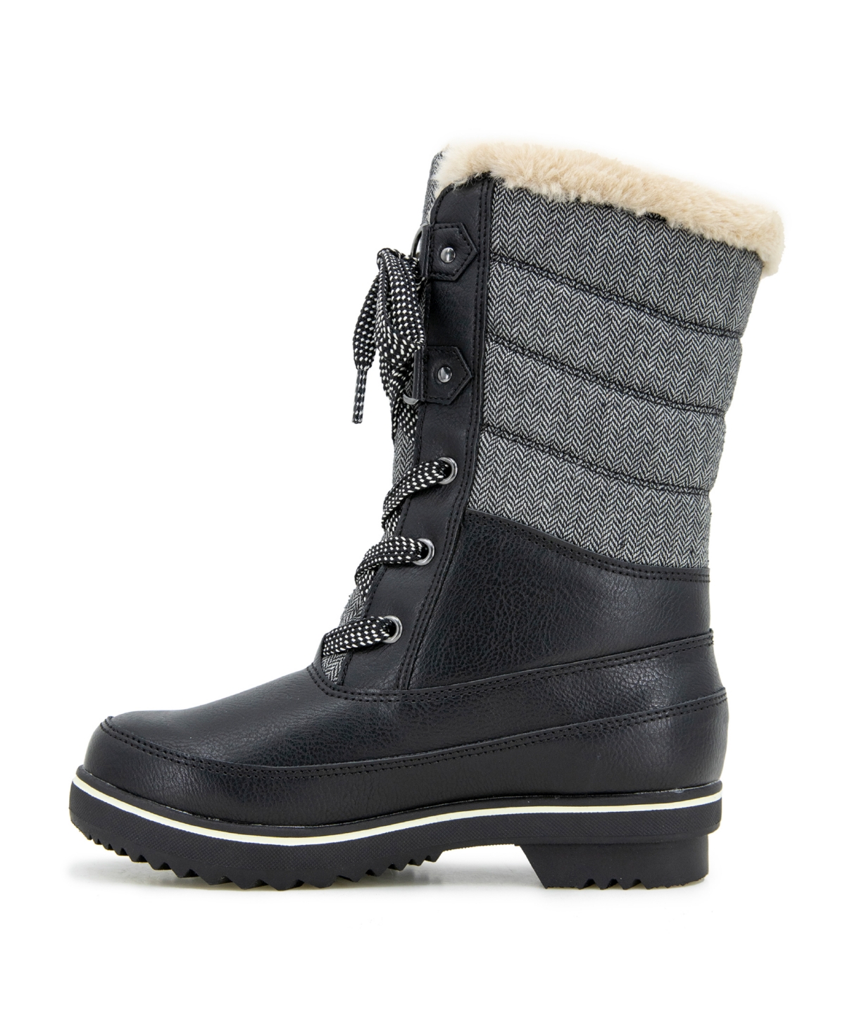 Jbu Women's Summit Cold-weather Boots In Black