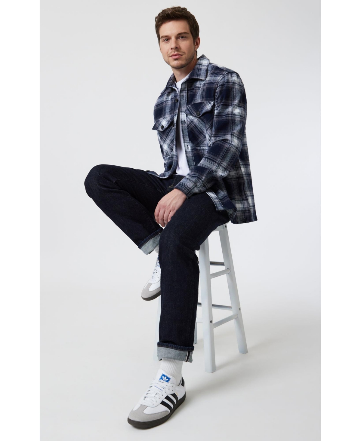 Mavi Jeans Men's Marcus Slim Straight Leg Deep Selvedge