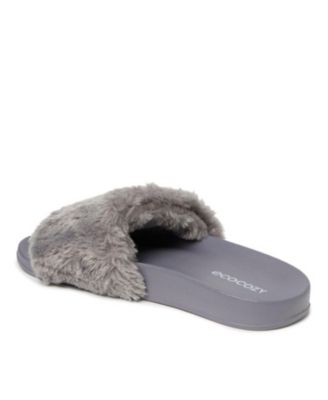 Women's Faux Shearling Slide Sandal