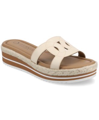 Women's Rosalinda Slip On Open Toe Espadrille Sandals