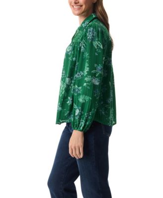 Women's Carmen Long-Sleeve Woven Top