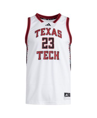 Men's 23 White Texas Tech Red Raiders Replica Swingman Jersey