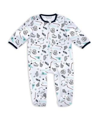 Baby Boys and Girls 2-Piece Seattle Kraken Sleep and Play Sleeper Set with Bib