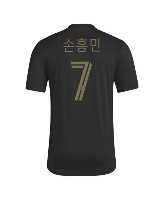 Men's Son Heung-Min Black LAFC Alternate Pre-Game T-Shirt