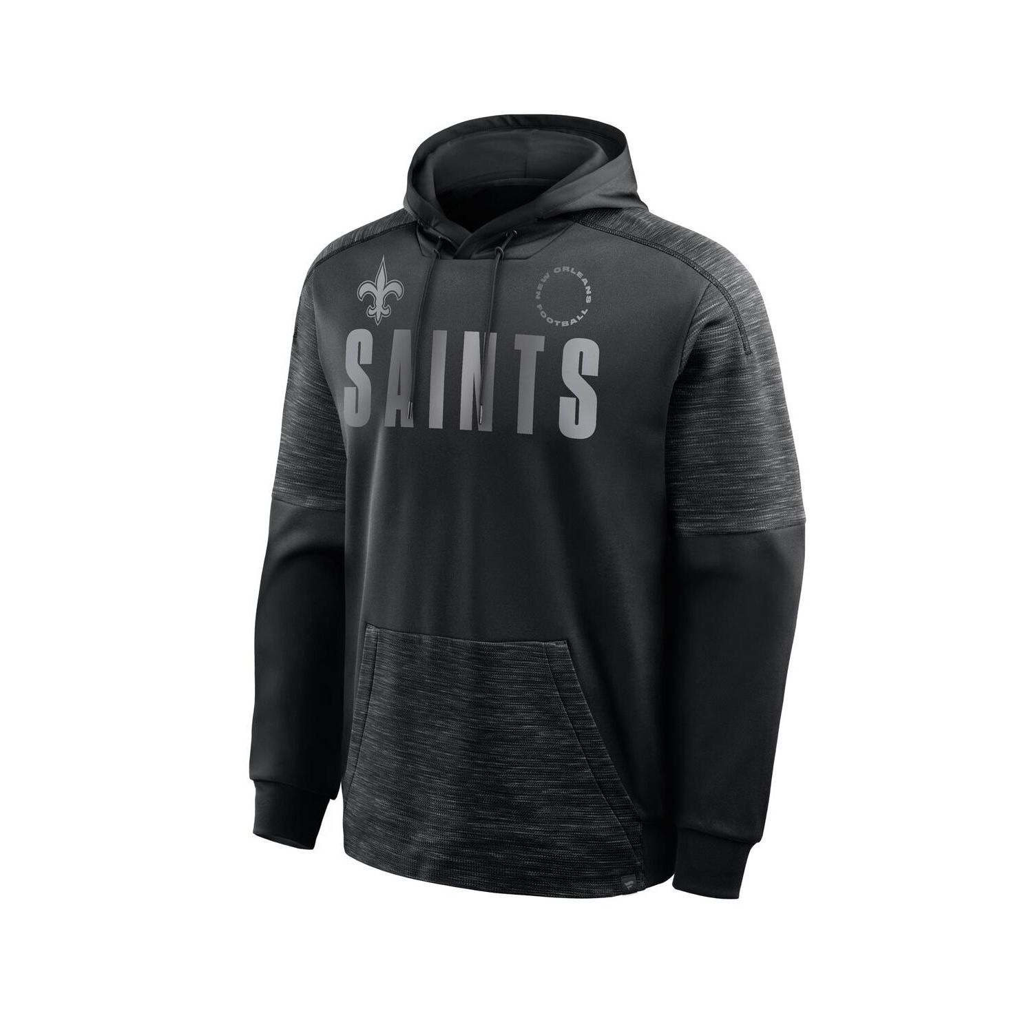 Men's Black New Orleans Saints Chip Shot Pullover Hoodie