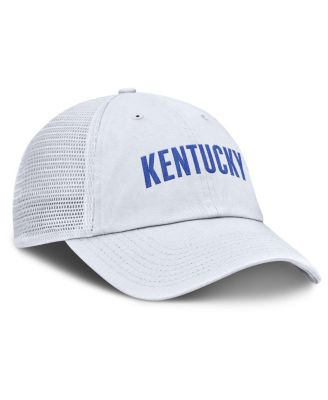 Men's White Kentucky Wildcats Club Campus Trucker Adjustable Hat