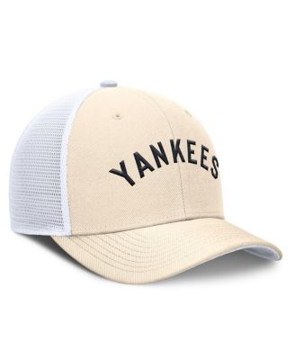 Men's Natural New York Yankees Cooperstown Collection Dri-FIT Rise Trucker Adjustable Hat