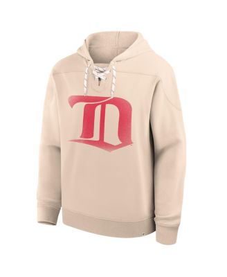 Men's Cream Detroit Red Wings Vintage Hoodie