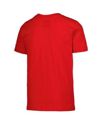 Big Boys and Girls Red Chicago Blackhawks Authentic Pro Wordmark T-Shirt