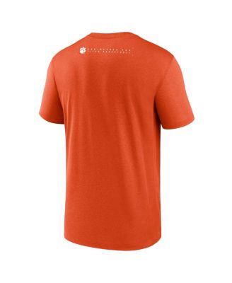 Men's Orange Clemson Tigers 2025 Courtside Basketball Legend Dri-FIT T-Shirt