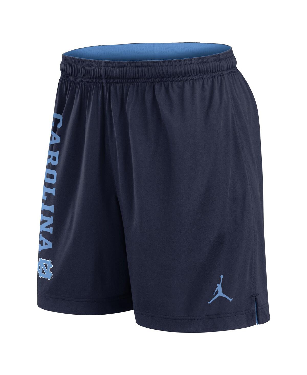 Jordan Men's Carolina Blue/navy North Carolina Tar Heels Courtside Standard Issue Dri-fit Reversible Shorts In Multi