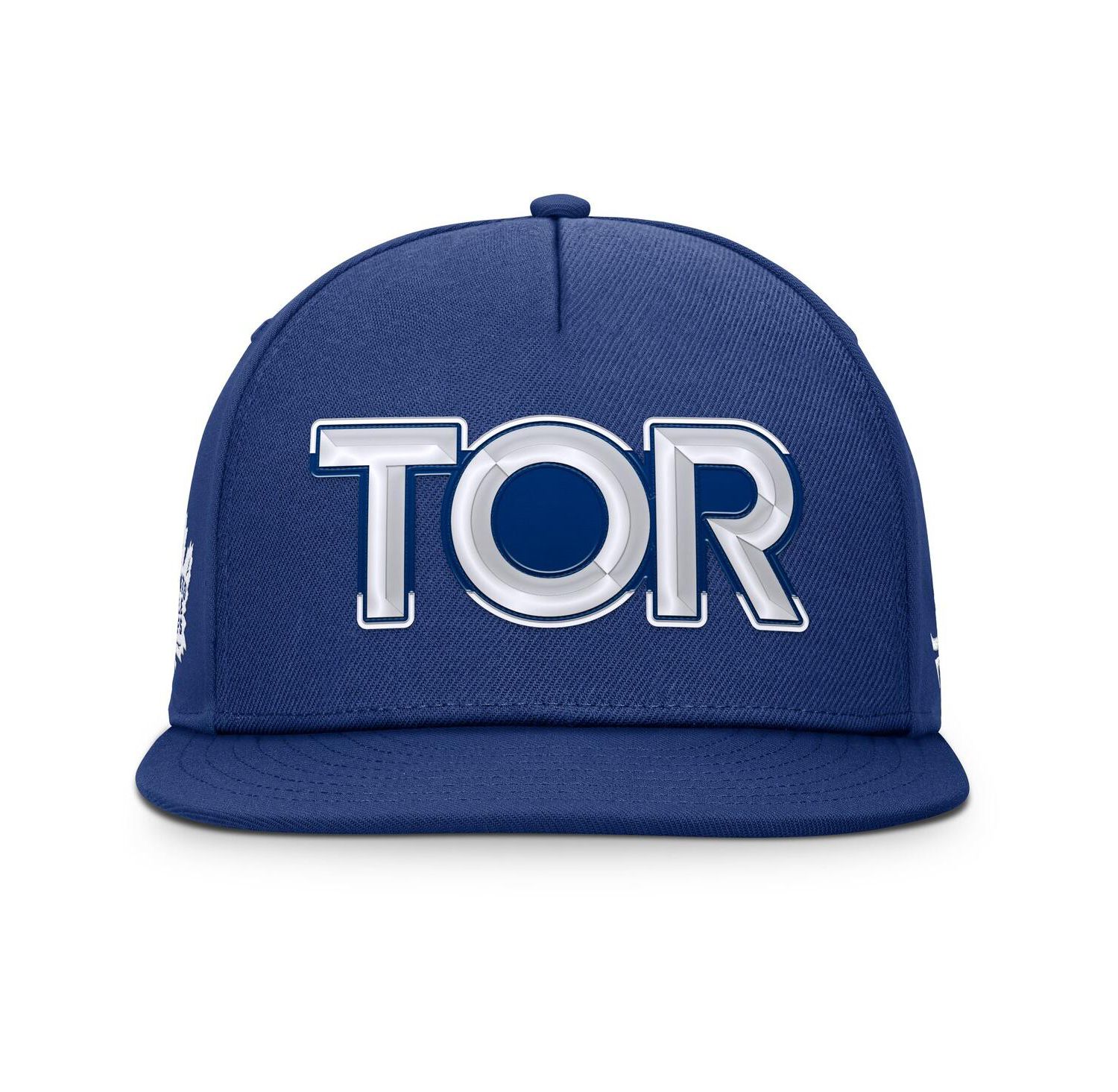 Men's Blue Toronto Maple Leaf's Authentic Pro Rink Team Code Snapback Hat