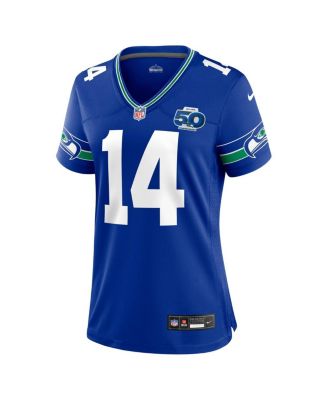 Women's Sam Darnold Royal Seattle Seahawks Alternate 2 50th Season Game Jersey