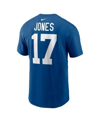 Men's Daniel Jones Royal Indianapolis Colts Name Number T-Shirt