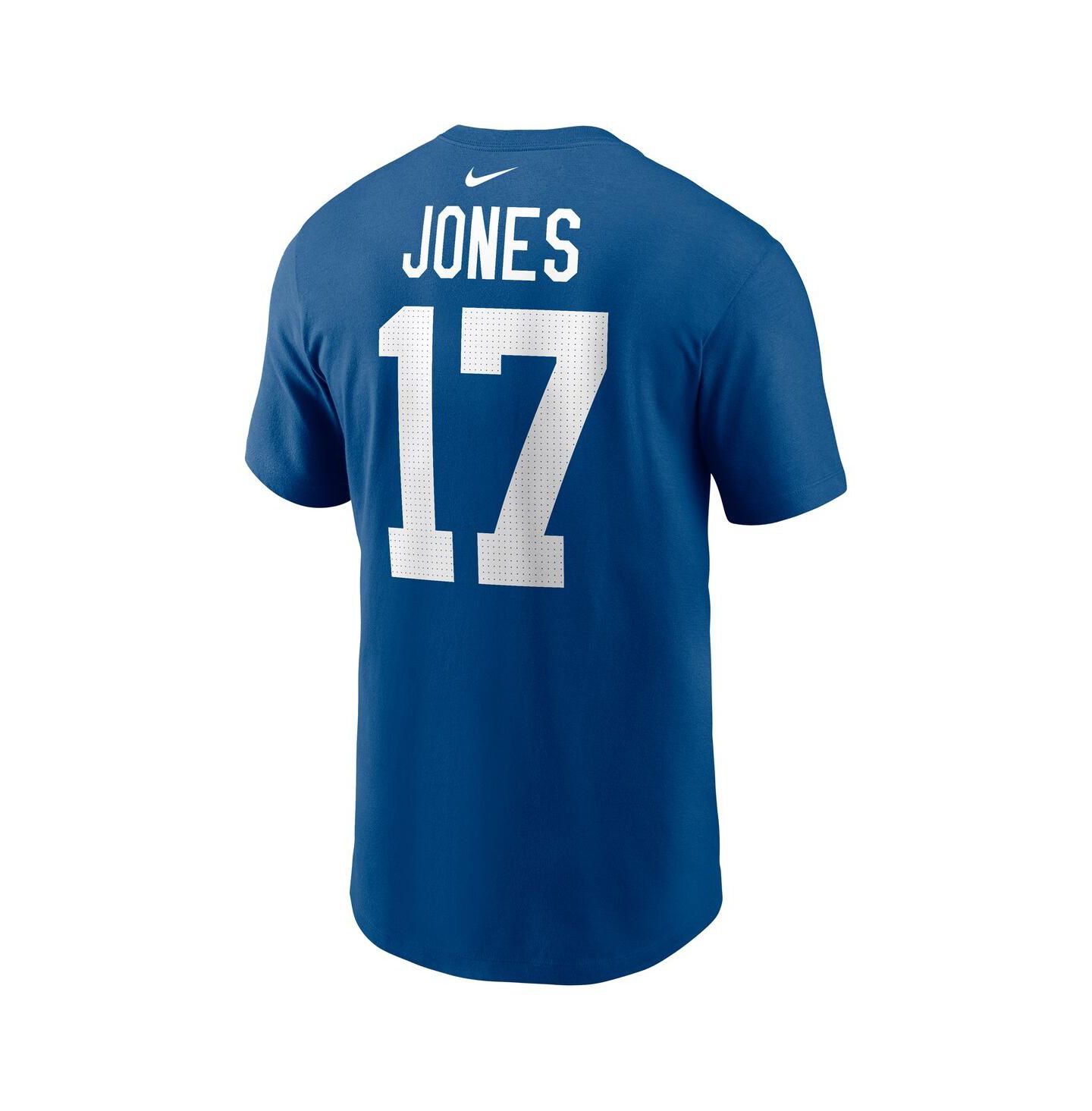 Мужская футболка Nike Daniel Jones Royal Indianapolis Colts Name & Number — фото 3