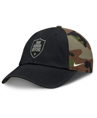 Nike - Men's Black/Camo Ohio State Buckeyes 2025 Military Appreciation Club Adjustable Hat