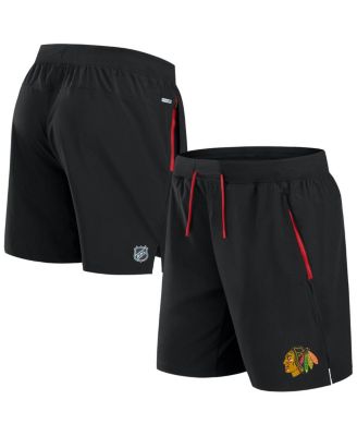 Fanatics - Men's Black Chicago Blackhawks Authentic Pro Rink Performance Shorts