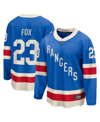 Fanatics - Men's Adam Fox Blue New York Rangers Centennial Breakaway Jersey