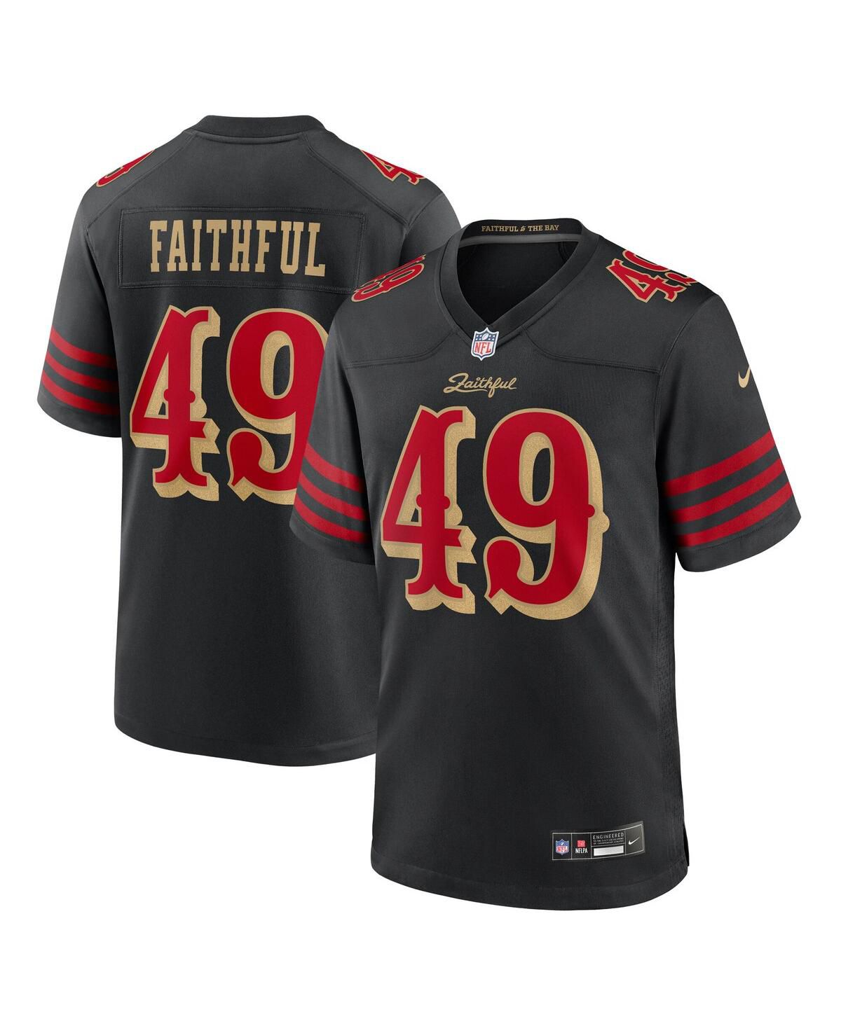 Мужская игровая майка The Faithful Black из коллекции San Francisco 49ers 2025 Rivalries Collection