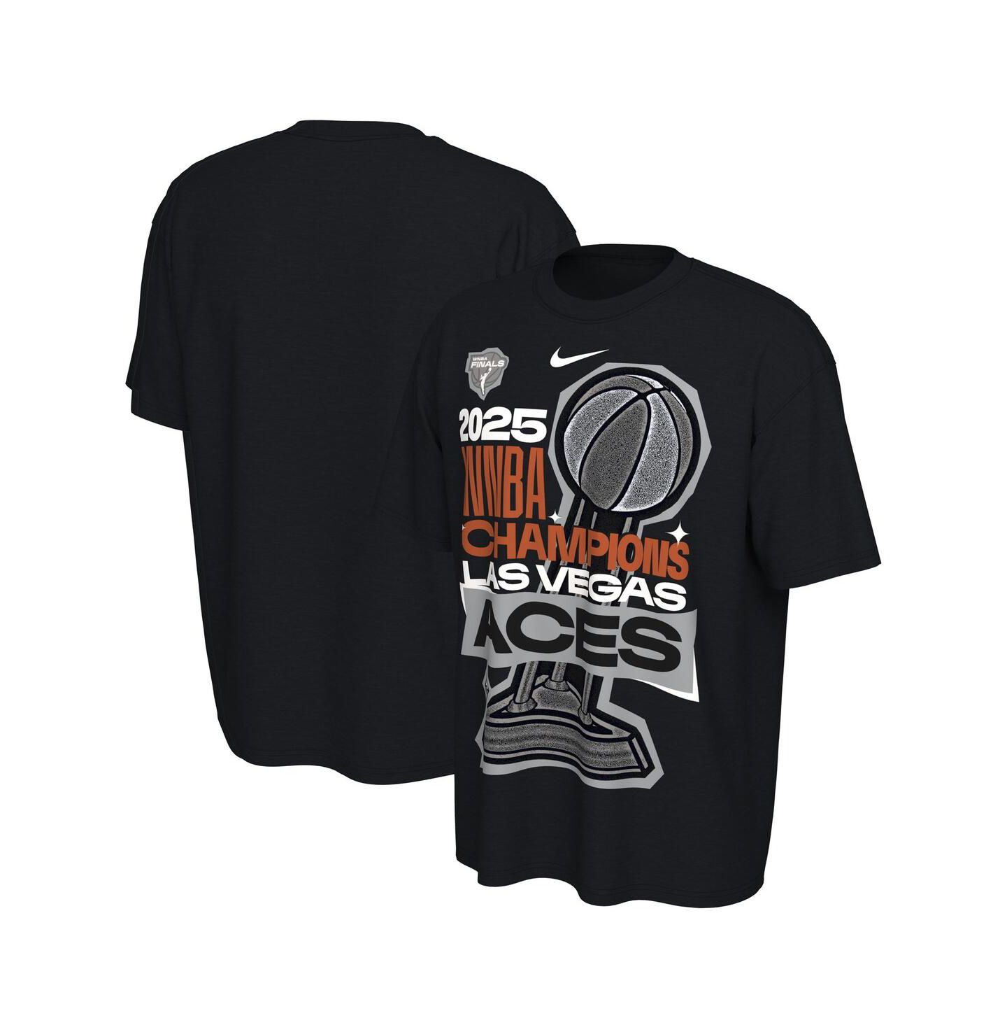 Футболка Nike Black Las Vegas Aces 2025 WNBA Finals Champions Locker Room Authentic — фото 1