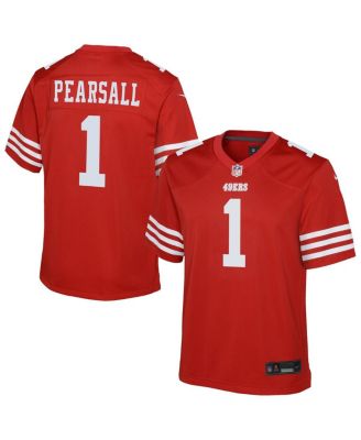 Nike - Big Boys and Girls Ricky Pearsall Scarlet San Francisco 49ers Team Game Jersey