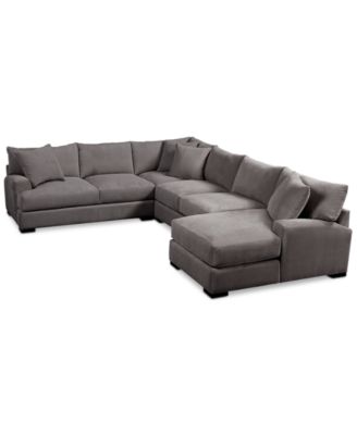 CLOSEOUT! Rhyder Fabric Sectional Collection, Created for Macy's